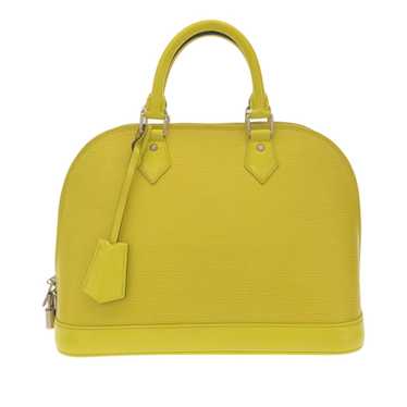 Yellow Louis Vuitton Epi Alma PM Handbag
