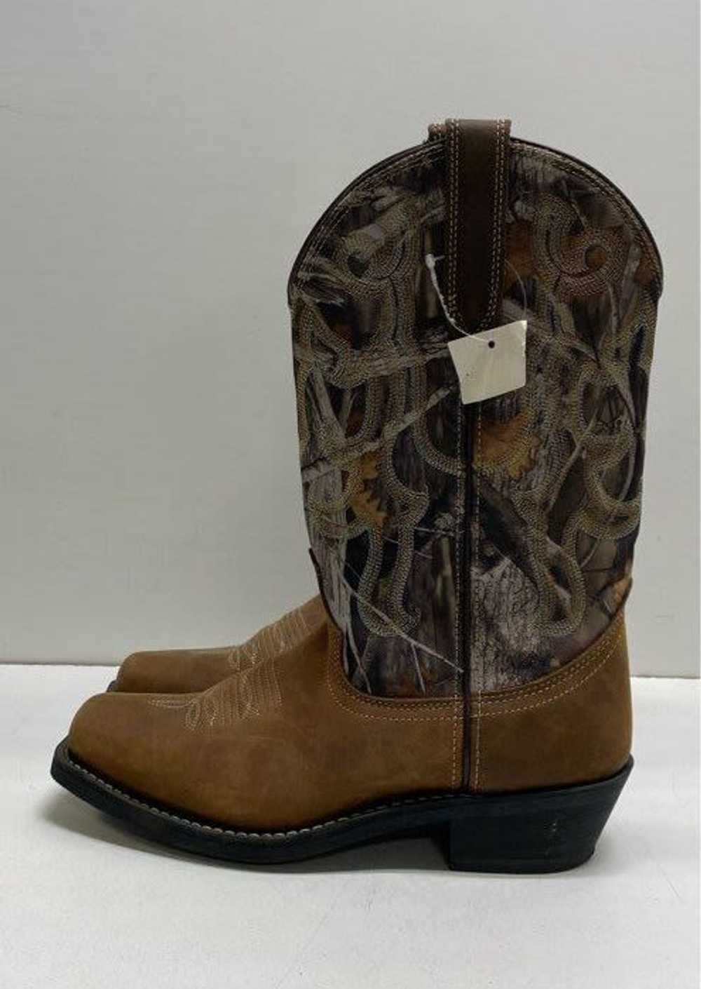 Masterson Boot Co. Western Cowboy Leather Camo Bo… - image 1