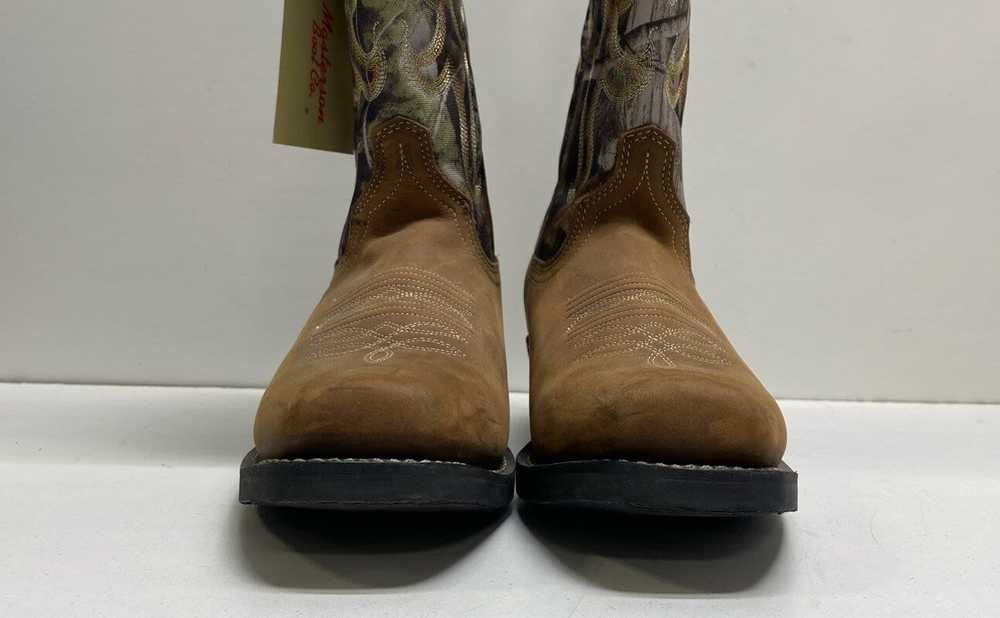 Masterson Boot Co. Western Cowboy Leather Camo Bo… - image 2