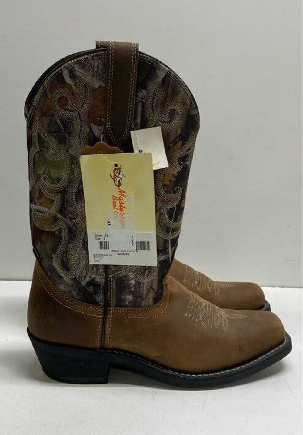 Masterson Boot Co. Western Cowboy Leather Camo Bo… - image 3