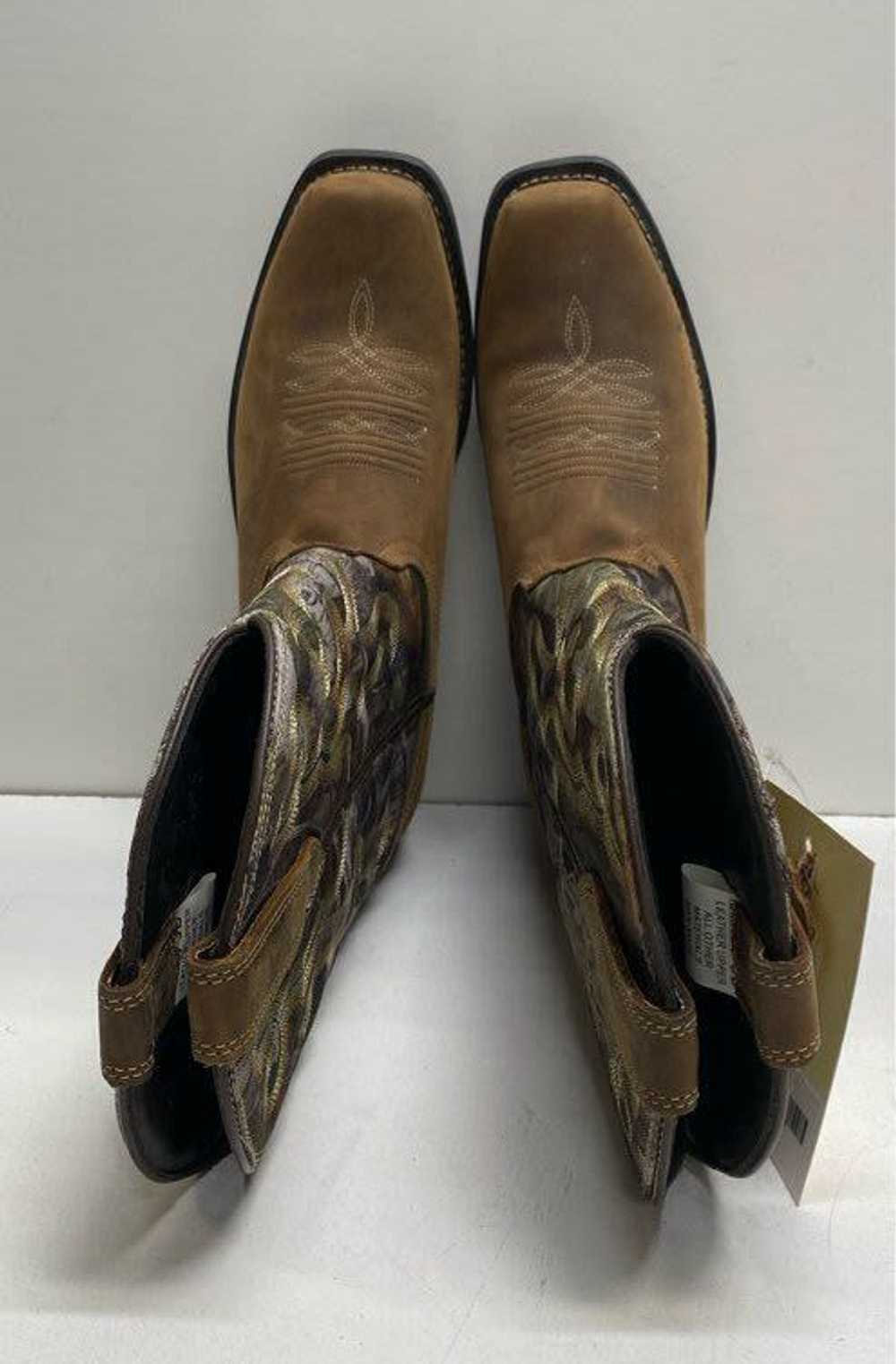 Masterson Boot Co. Western Cowboy Leather Camo Bo… - image 4