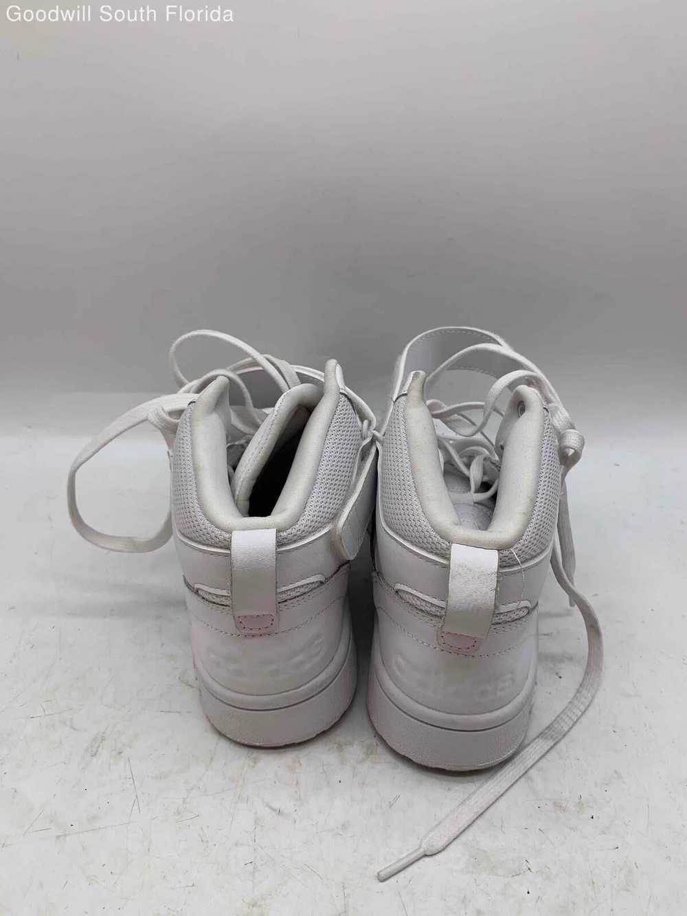 Adidas Boys White Black Sneakers Size 7 - image 5