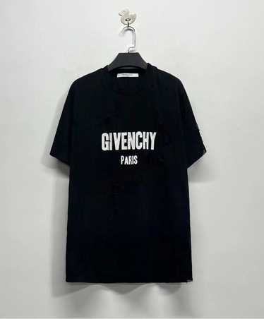 Givenchy GIVENCHY DISTRESSED LOGO TEE - image 1