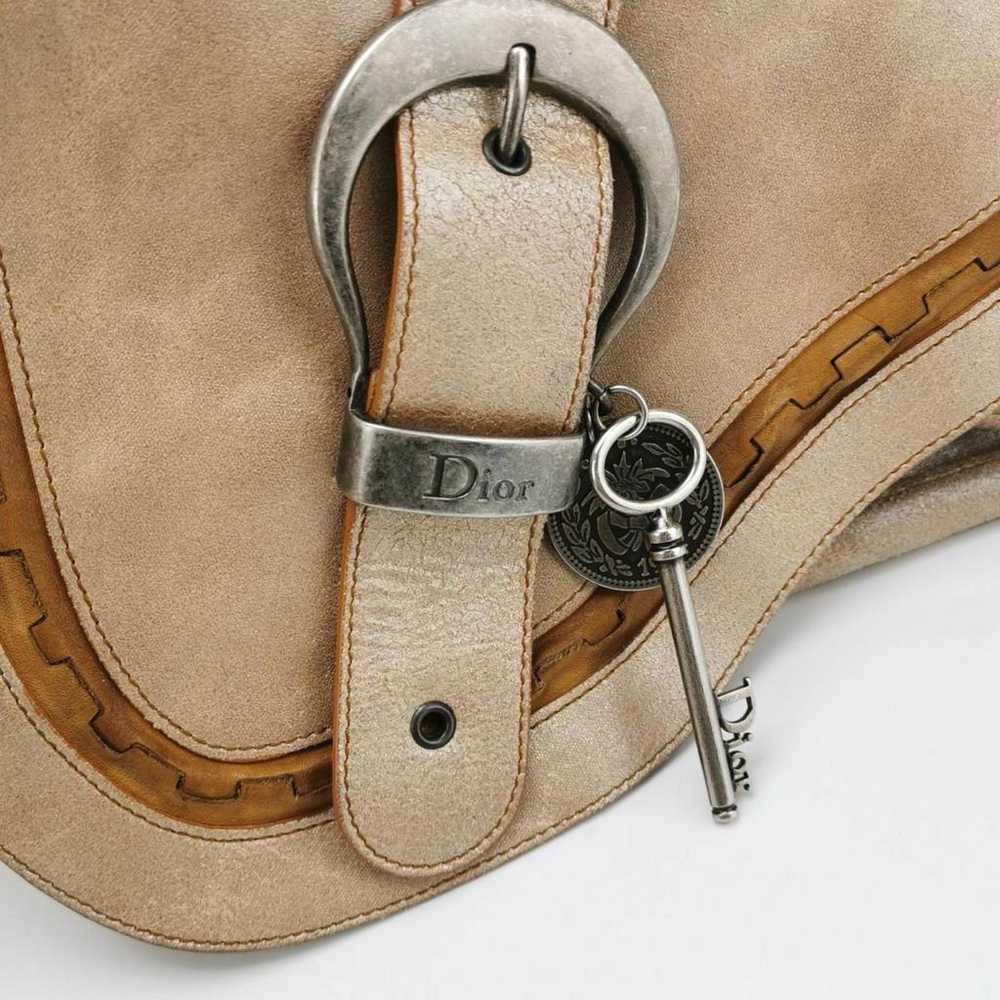 Dior Gaucho leather handbag - image 8