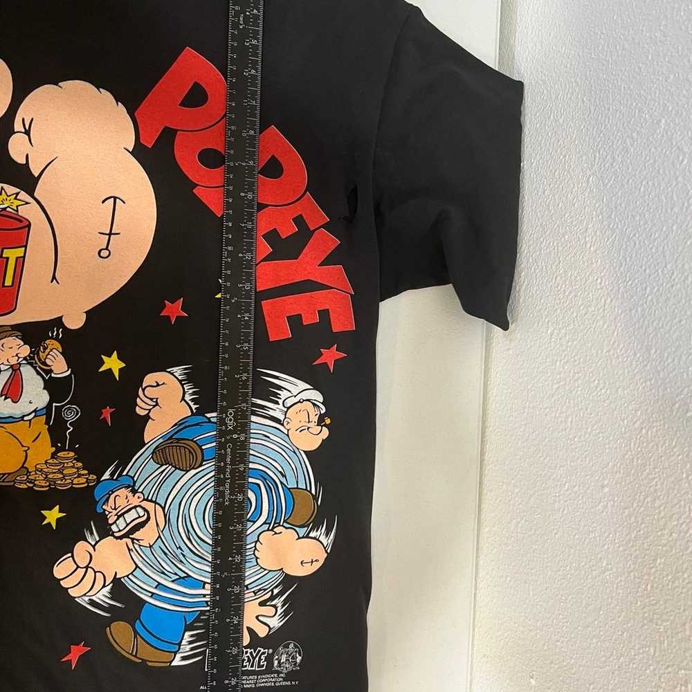 VINTAGE Popeye Shirt Mens XL Single Stitch 90s Ca… - image 8