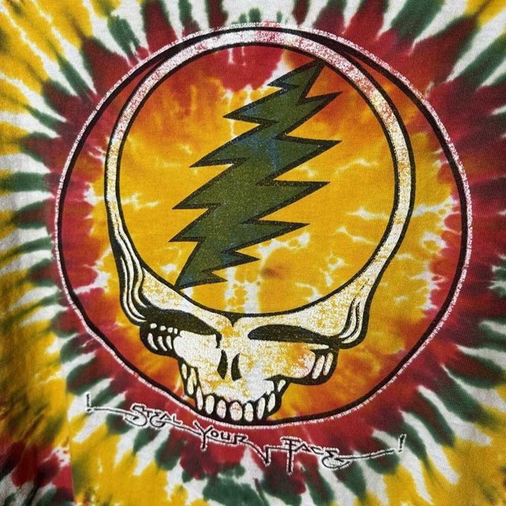 Vintage 90s Grateful Dead T Shirt Mens XL Tie Dye… - image 4