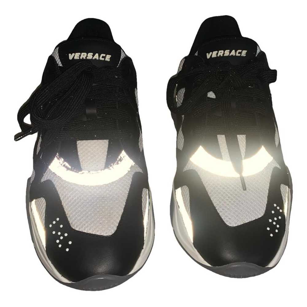 Versace Squalo leather trainers - image 1