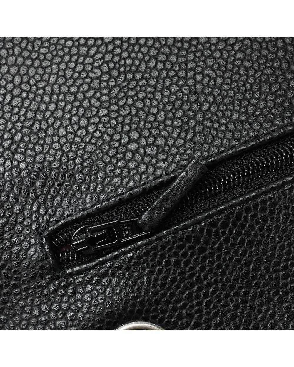 Chanel Quilted Leather Double Flap Shoulder Bag w… - image 8