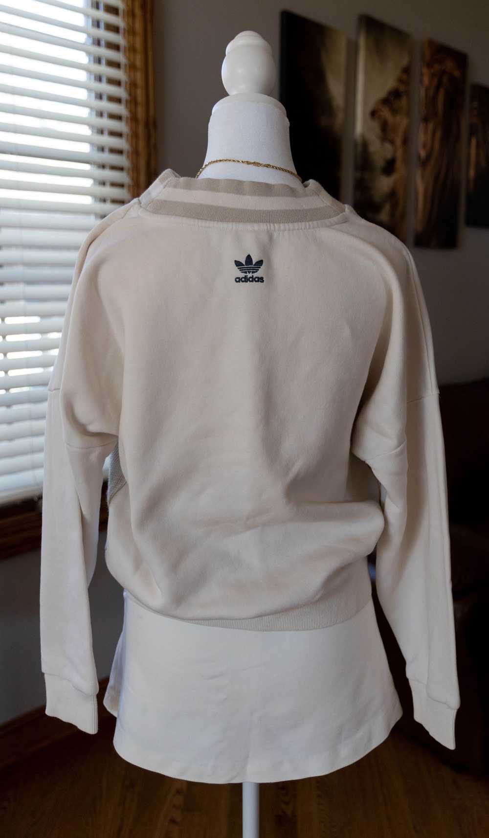 Adidas Adidas Beige Sweatshirt - Vintage - image 2