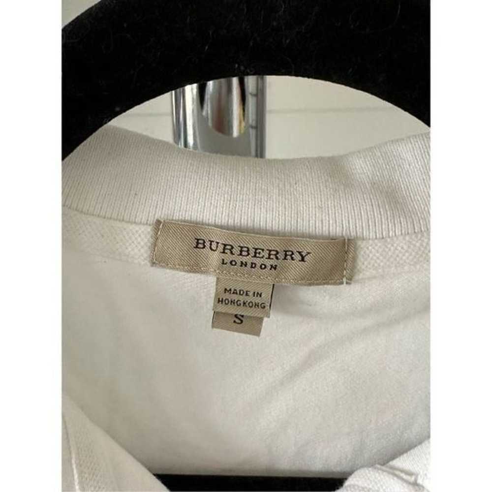 Women’s Burberry London White Short Sleeve Polo S… - image 2