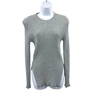 Theory Mouline Rib Sweater Women size Medium Egg S