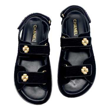 Chanel Dad Sandals tweed sandal