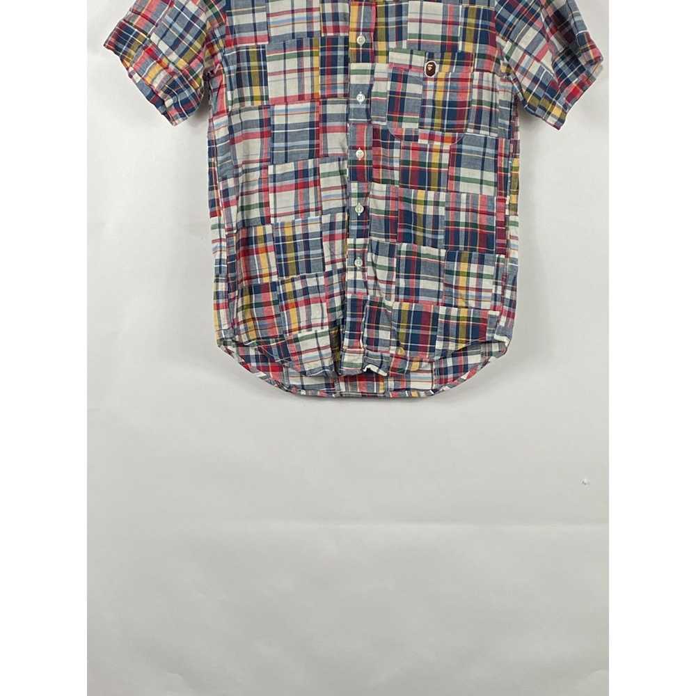 Bape Patchwork BD S/S Shirt - image 3