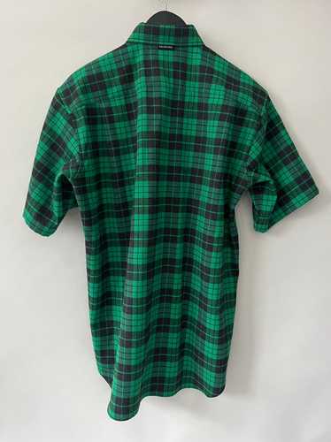 Balenciaga Balenciaga Plaid Short-Sleeve Flannel S