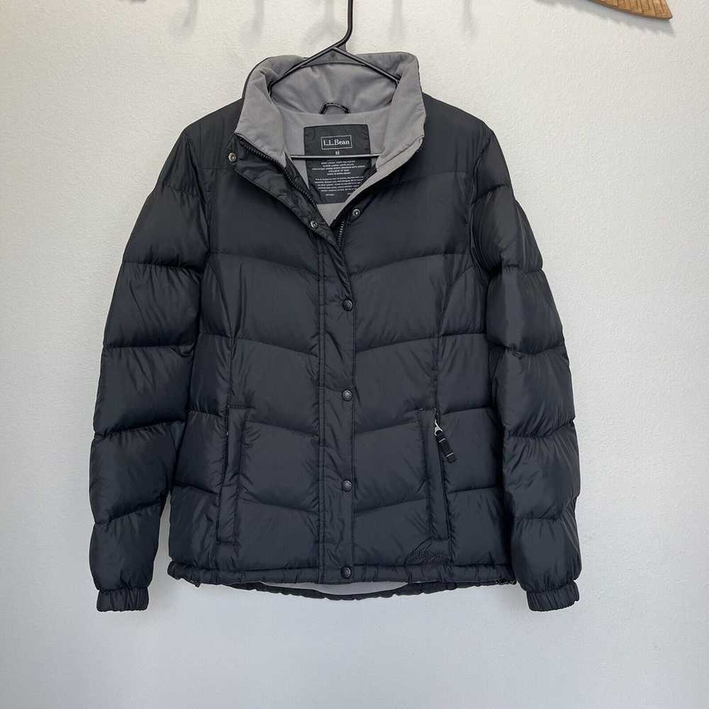 LL Bean | Goose Down Nylon Puffer Jacket Coat Sna… - image 2