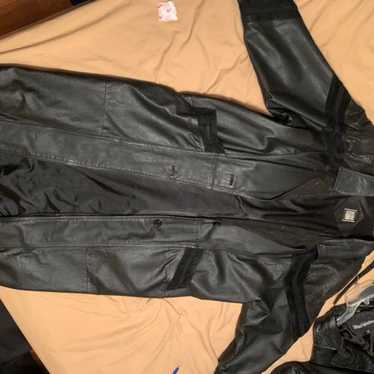 Vintage Full Length Genuine Leather Coat