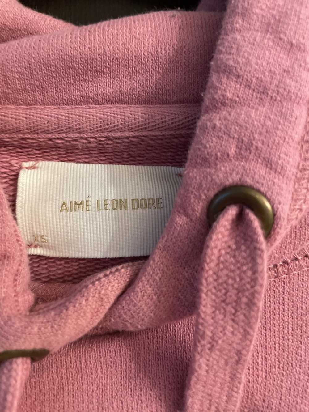 Aime Leon Dore ALD hoodie SS20 pink logo - image 4