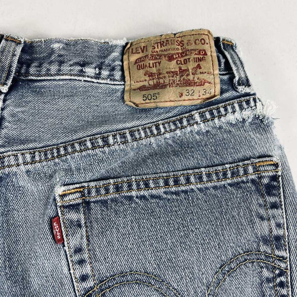 Levi's Y2K Levi's Jean Shorts 505 Cut Off Distres… - image 12