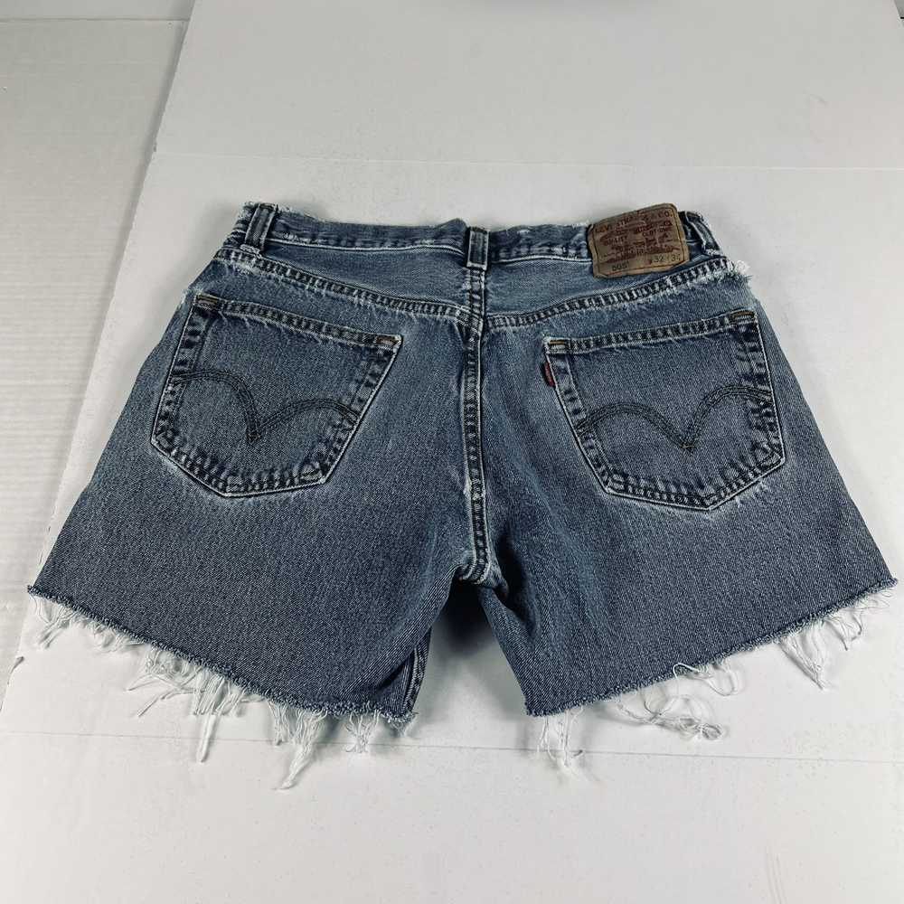 Levi's Y2K Levi's Jean Shorts 505 Cut Off Distres… - image 9