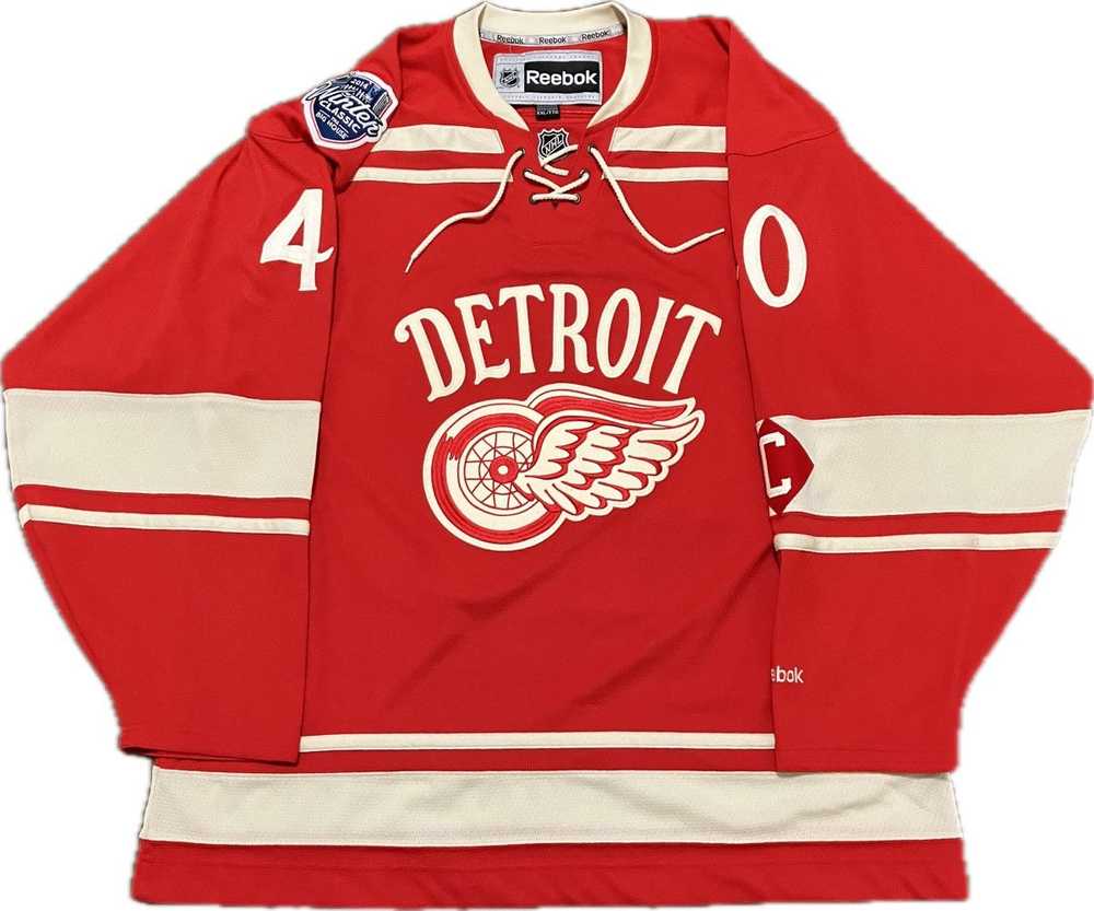 Jersey × NHL × Reebok Detroit Red Wings 2014 Wint… - image 1