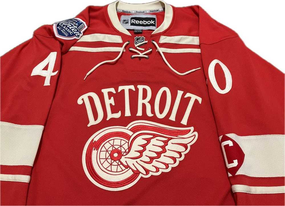 Jersey × NHL × Reebok Detroit Red Wings 2014 Wint… - image 2