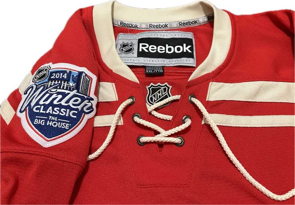 Jersey × NHL × Reebok Detroit Red Wings 2014 Wint… - image 3