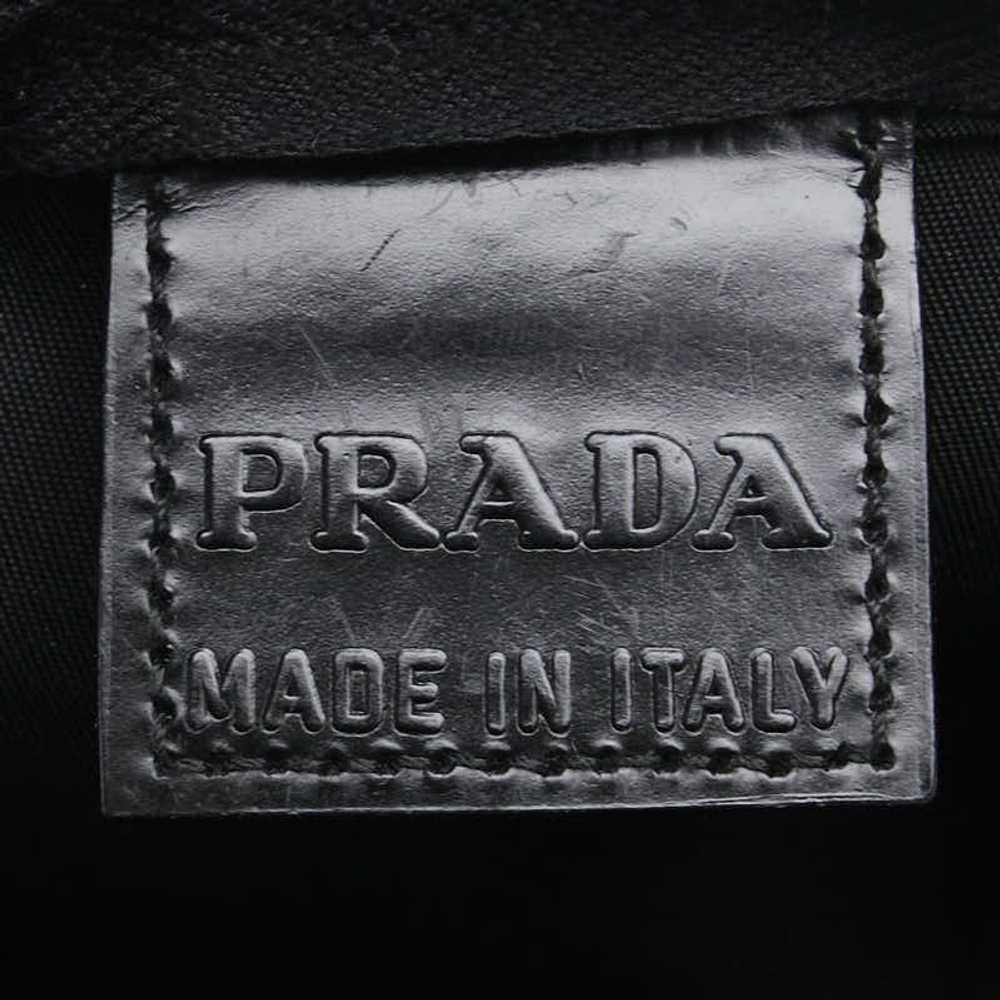 Prada Prada Prada Nylon Leather Triangle Logo Pla… - image 7