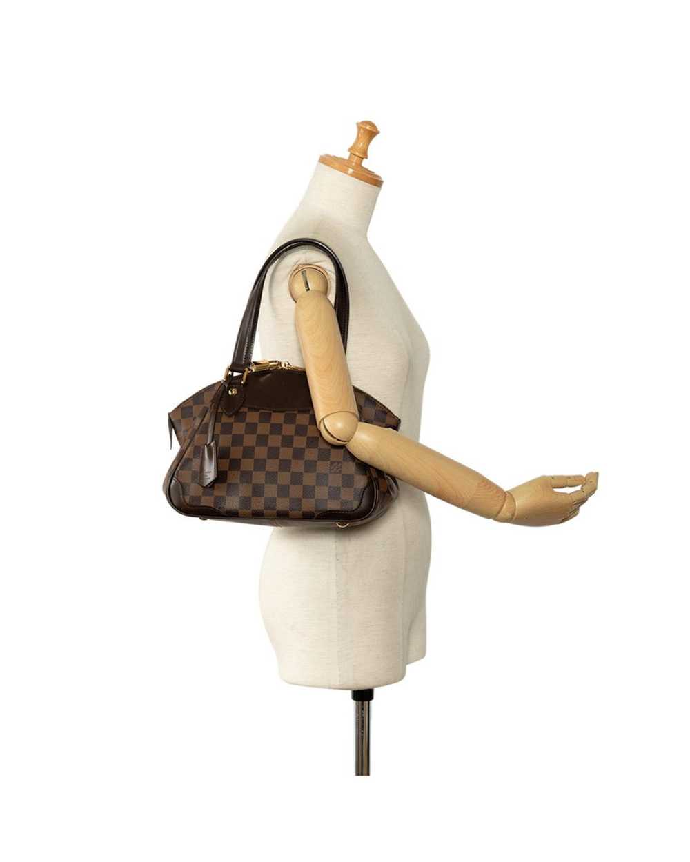 Louis Vuitton Brown Leather Verona PM Bag in Exce… - image 10