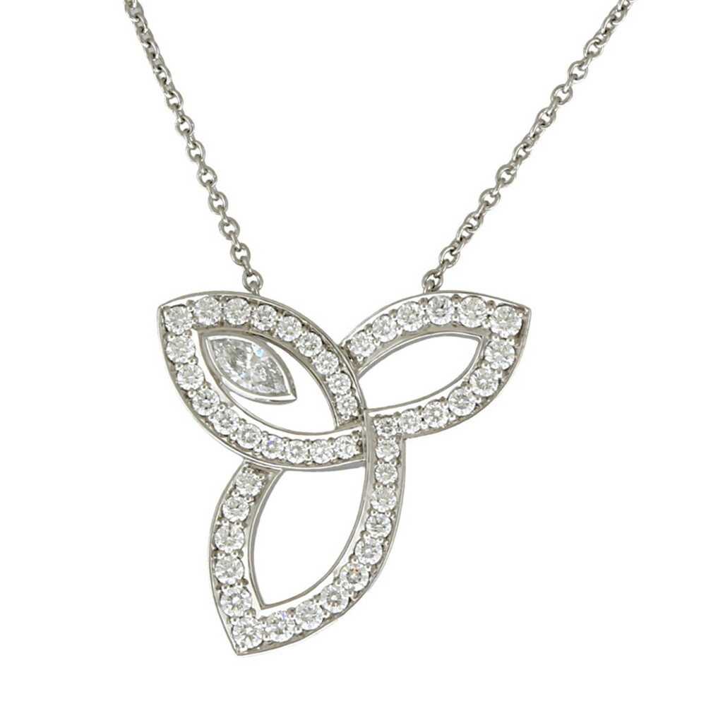 Other Harry Winston Lily Cluster Necklace Pt950 P… - image 1