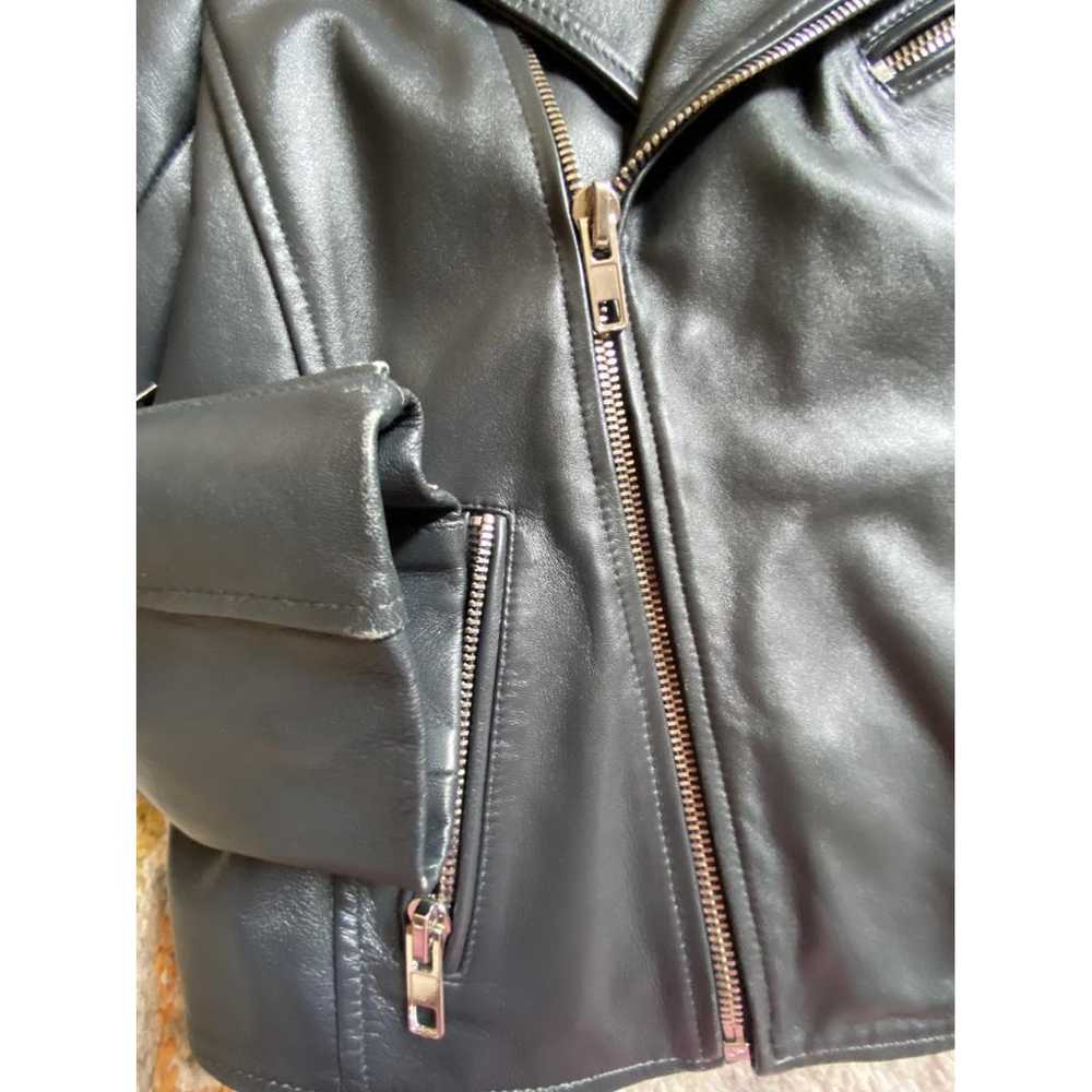 Maje Fall Winter 2020 leather biker jacket - image 3