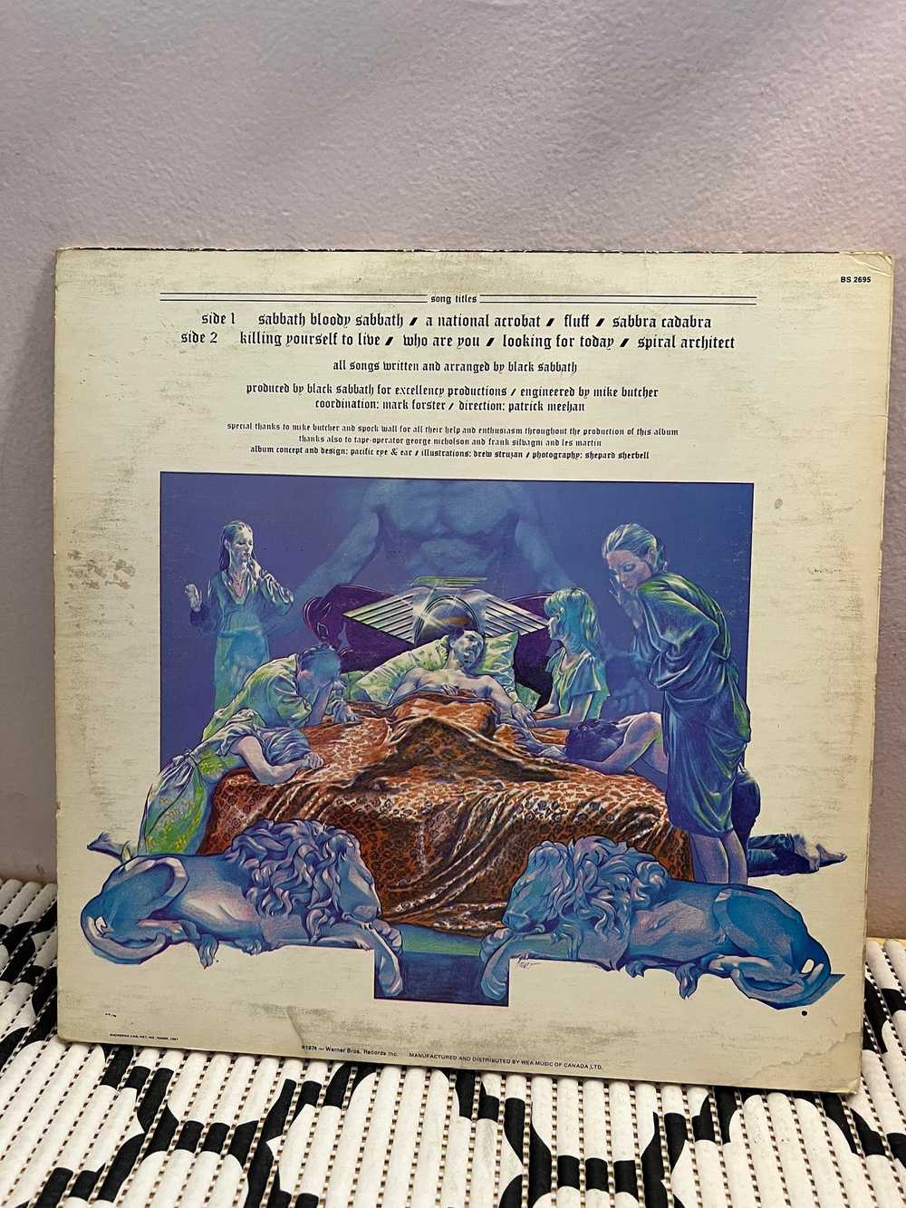 Vintage BLACK SABBATH BLOODY SABBATH VINYL RECORD - image 2