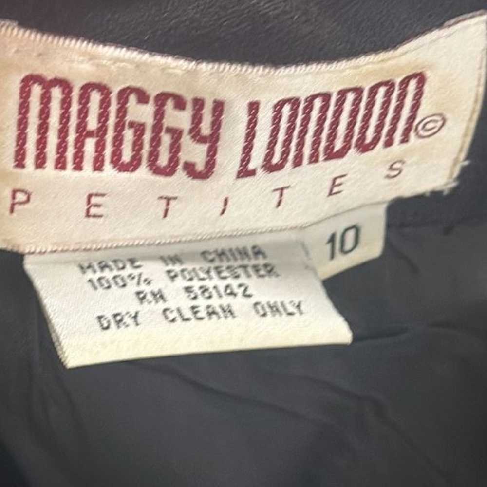 Maggy London Women’s Black Sheath Dress Shoulder … - image 7