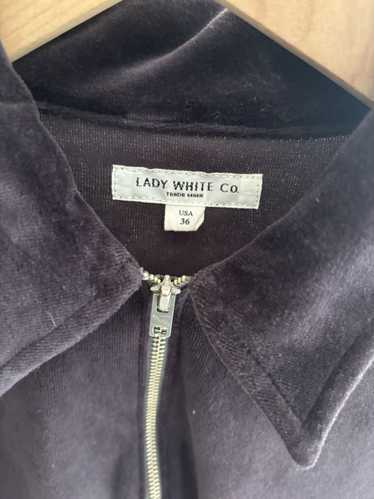 Lady White Lady white terry zip up