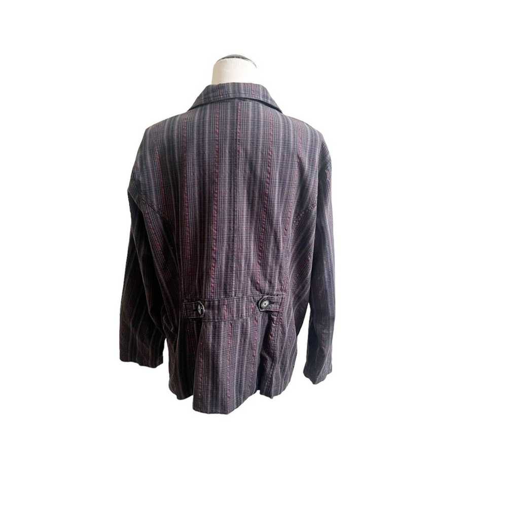 Vintage Woolrich Women’s Striped Blazer Jacket Si… - image 3
