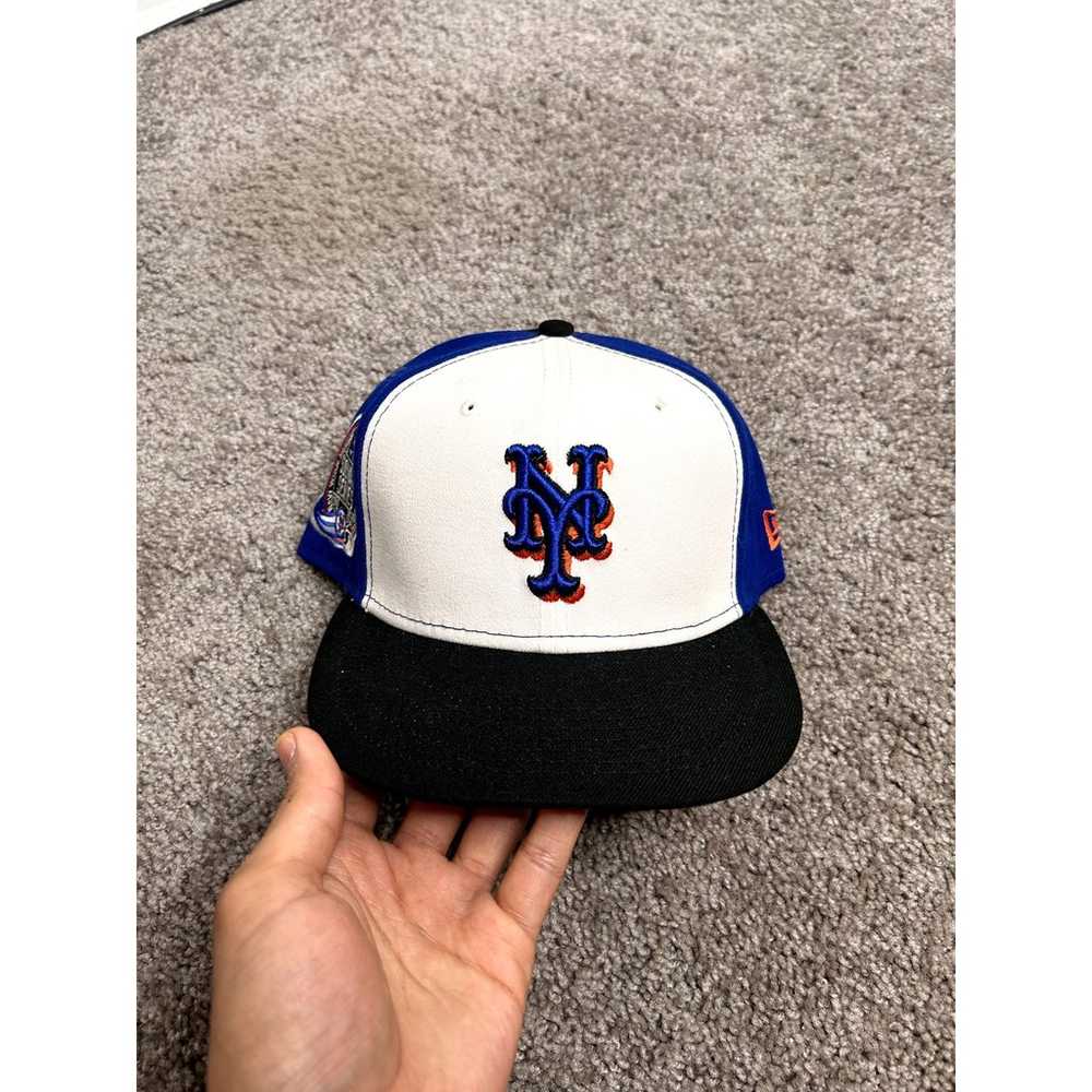 New Era New York Mets Pinwheel Fitted Hat 7 5/8 - image 1