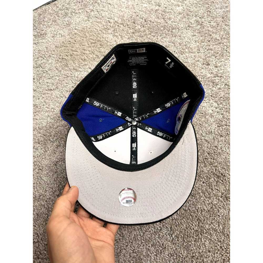New Era New York Mets Pinwheel Fitted Hat 7 5/8 - image 5