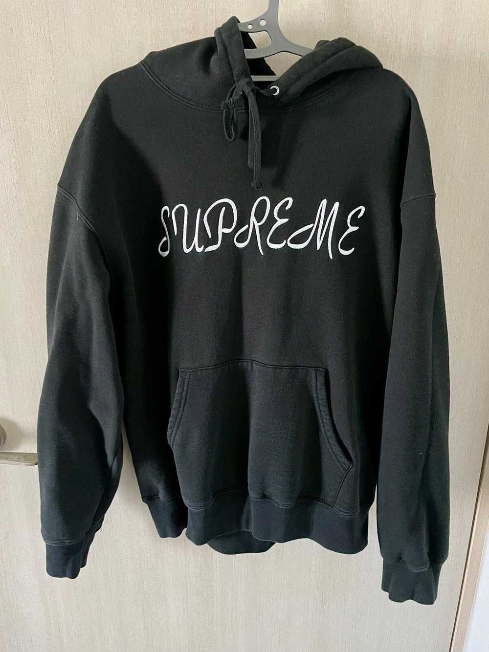 Supreme Supreme Script Hoodie SS23 - image 1