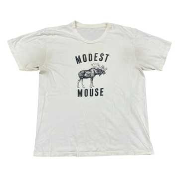 Band Tees Modest Mouse Moose Band T Shirt Men's L… - image 1