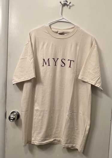 Vintage 1993 MYST Video Game Single Stitch Promo T