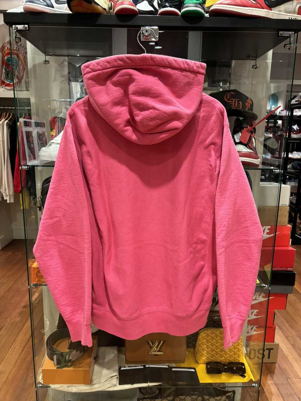 Supreme Supreme fuschia pink box logo hoodie - image 3
