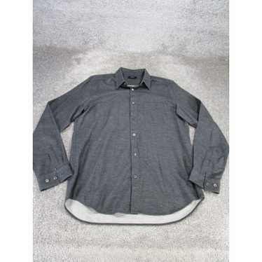 Theory Theory Shirt Mens Large Flannel Button Up … - image 1