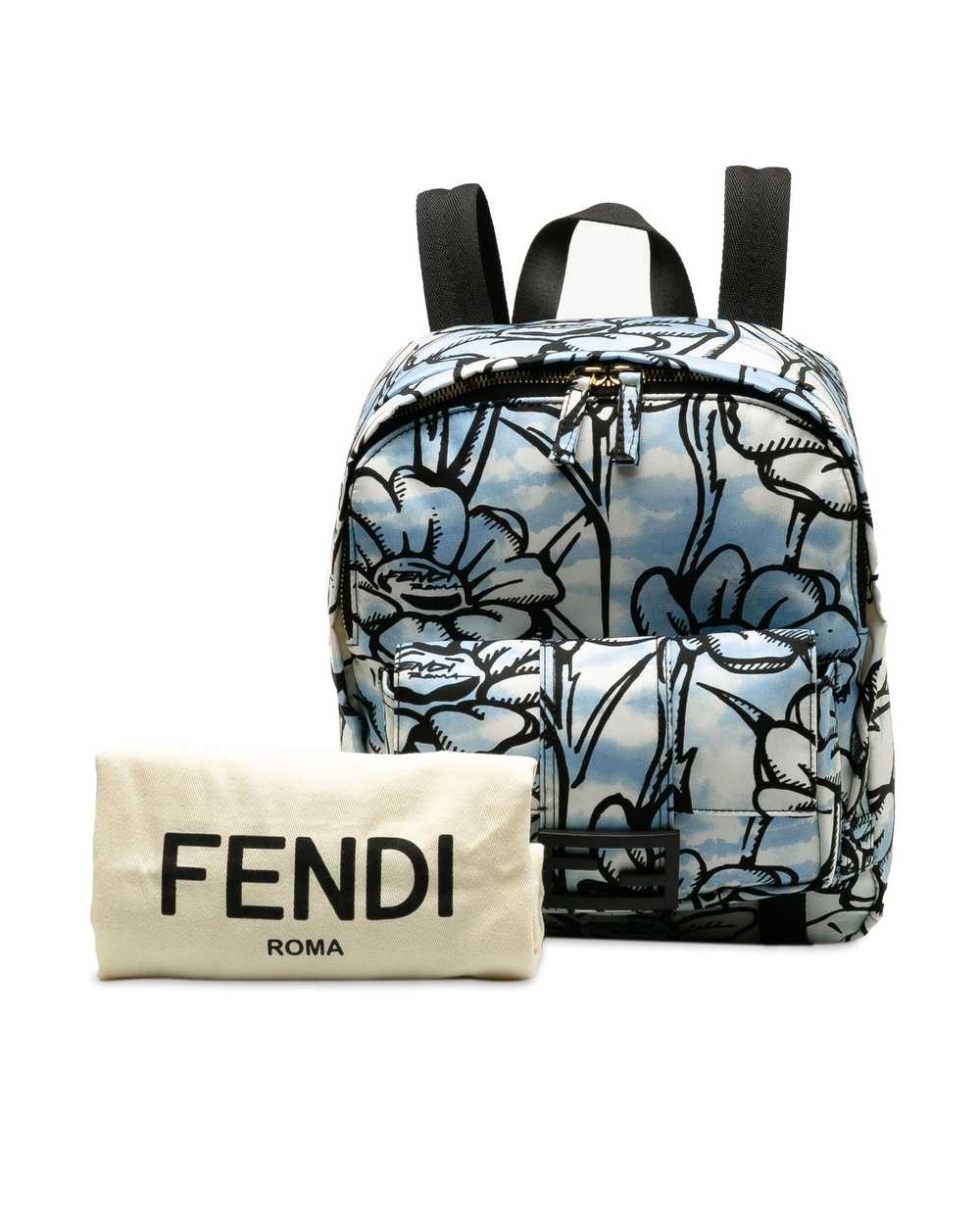 Fendi Printed Nylon Baguette Backpack - image 10