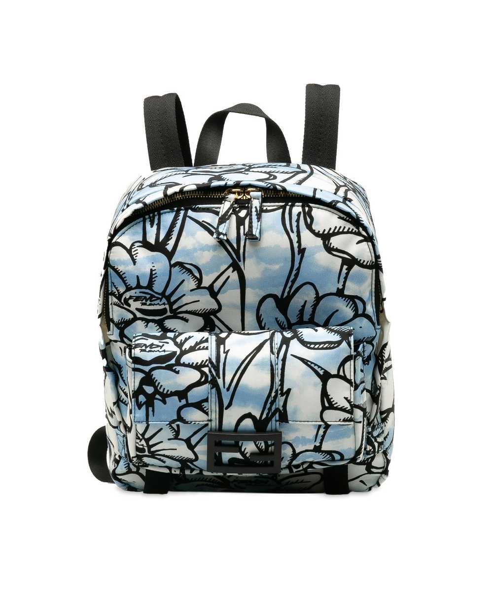 Fendi Printed Nylon Baguette Backpack - image 1