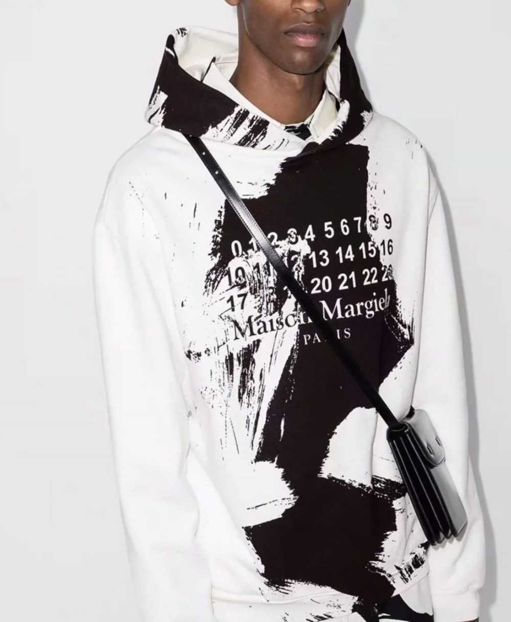 Maison Margiela Maison Margiela Splash Ink Hoodie - image 3