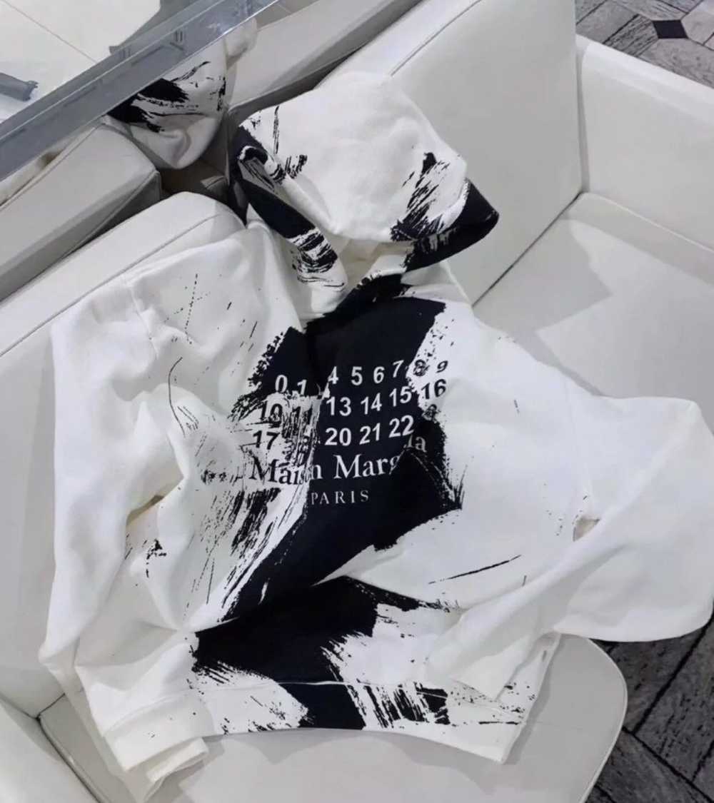 Maison Margiela Maison Margiela Splash Ink Hoodie - image 6