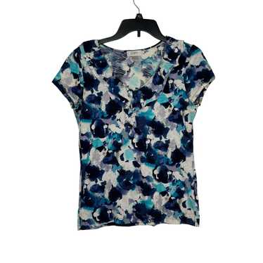 Loft Loft Womens Top V-Neck Short Sleeve Wtaterco… - image 1