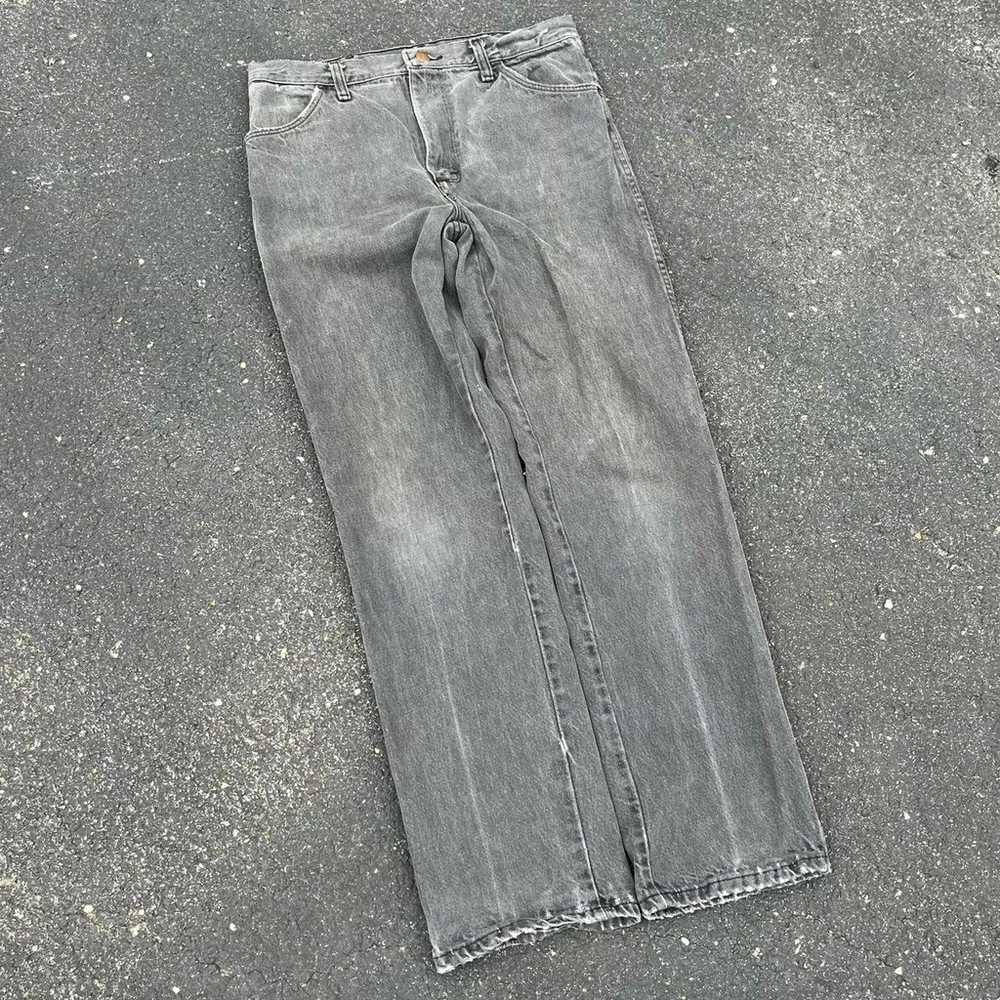 Vintage 90's Rustler Black Denim Jeans - 31 x 29 - image 2