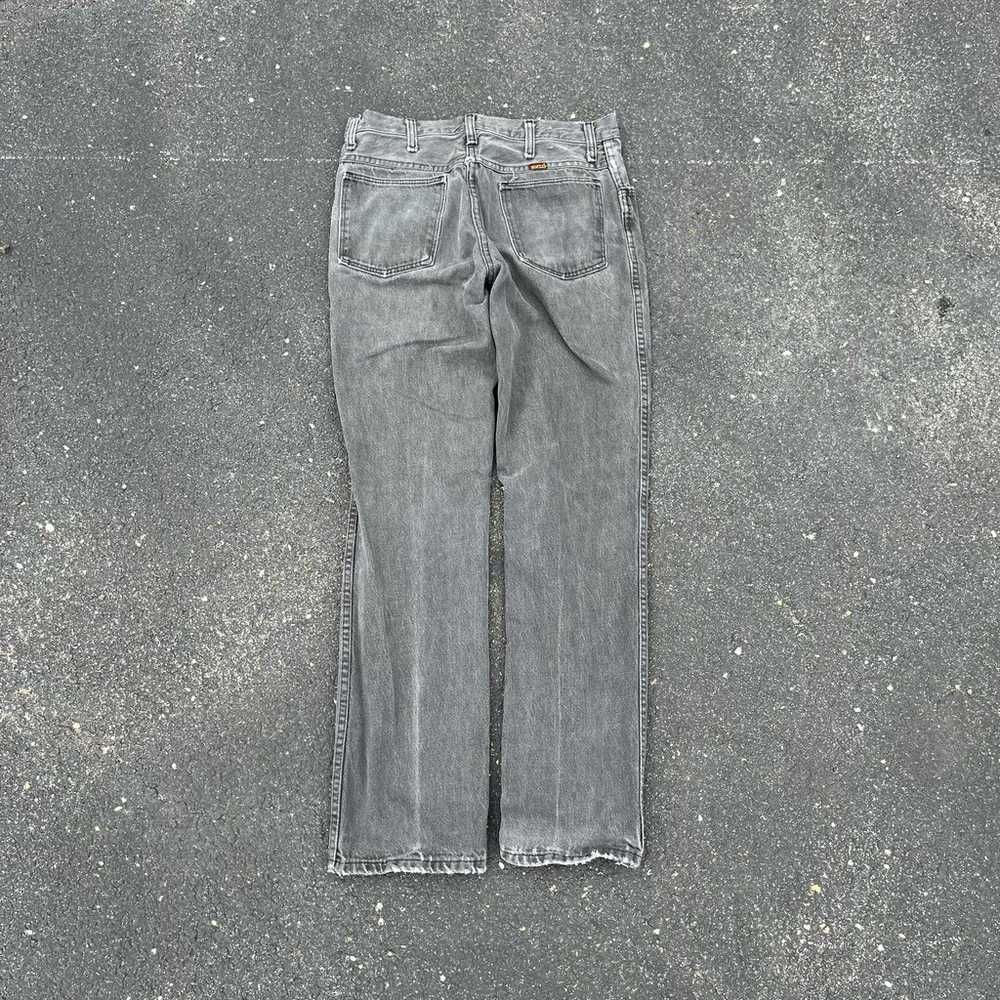 Vintage 90's Rustler Black Denim Jeans - 31 x 29 - image 5