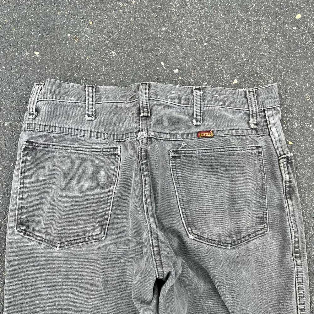 Vintage 90's Rustler Black Denim Jeans - 31 x 29 - image 6