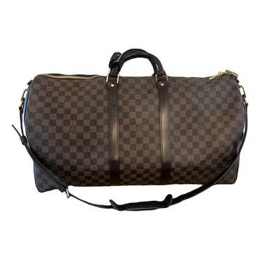 Louis Vuitton Keepall cloth travel bag